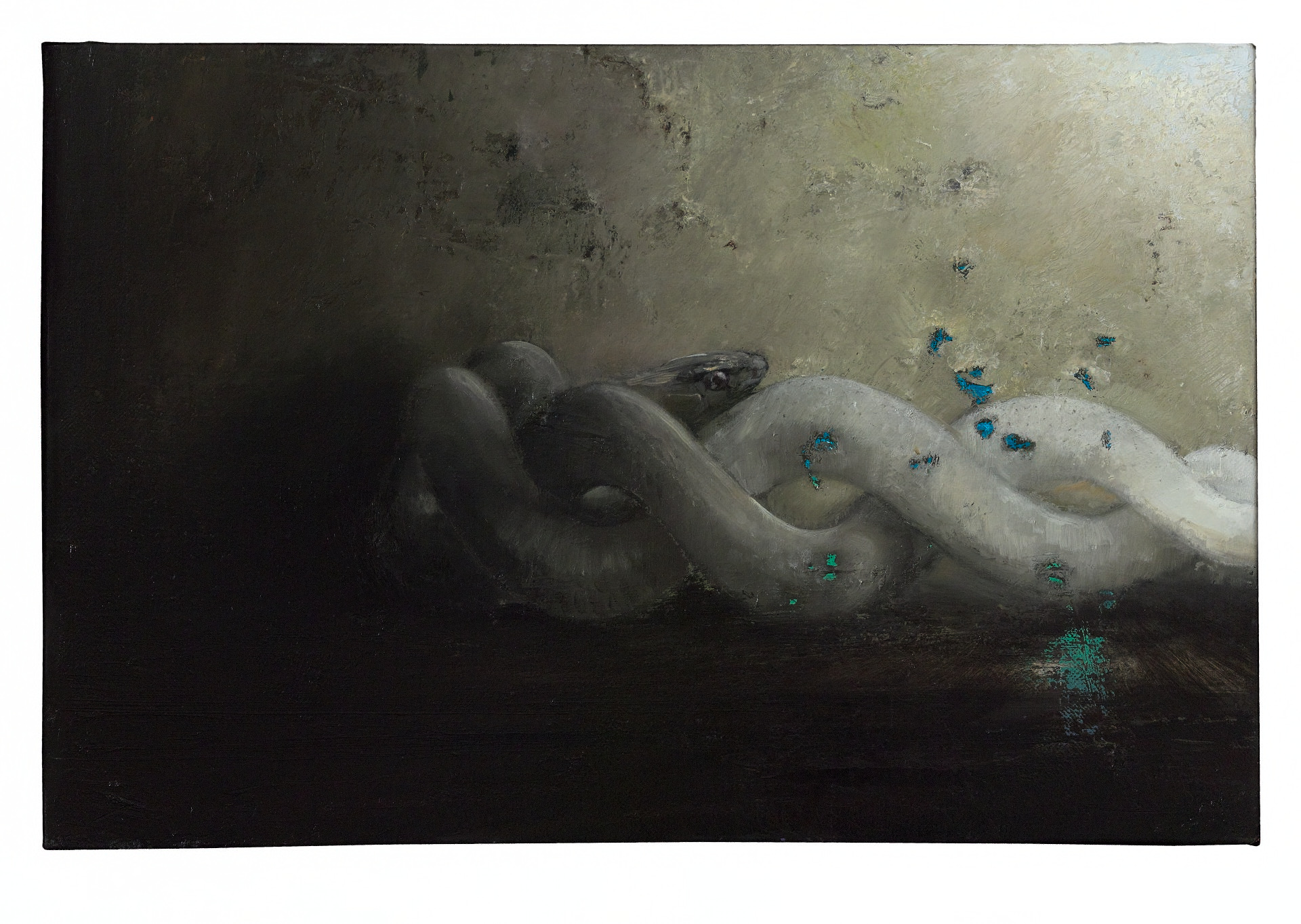 The Last Tentacle of Medusa 1, 53 x 35 cm, oil on linen, 2024