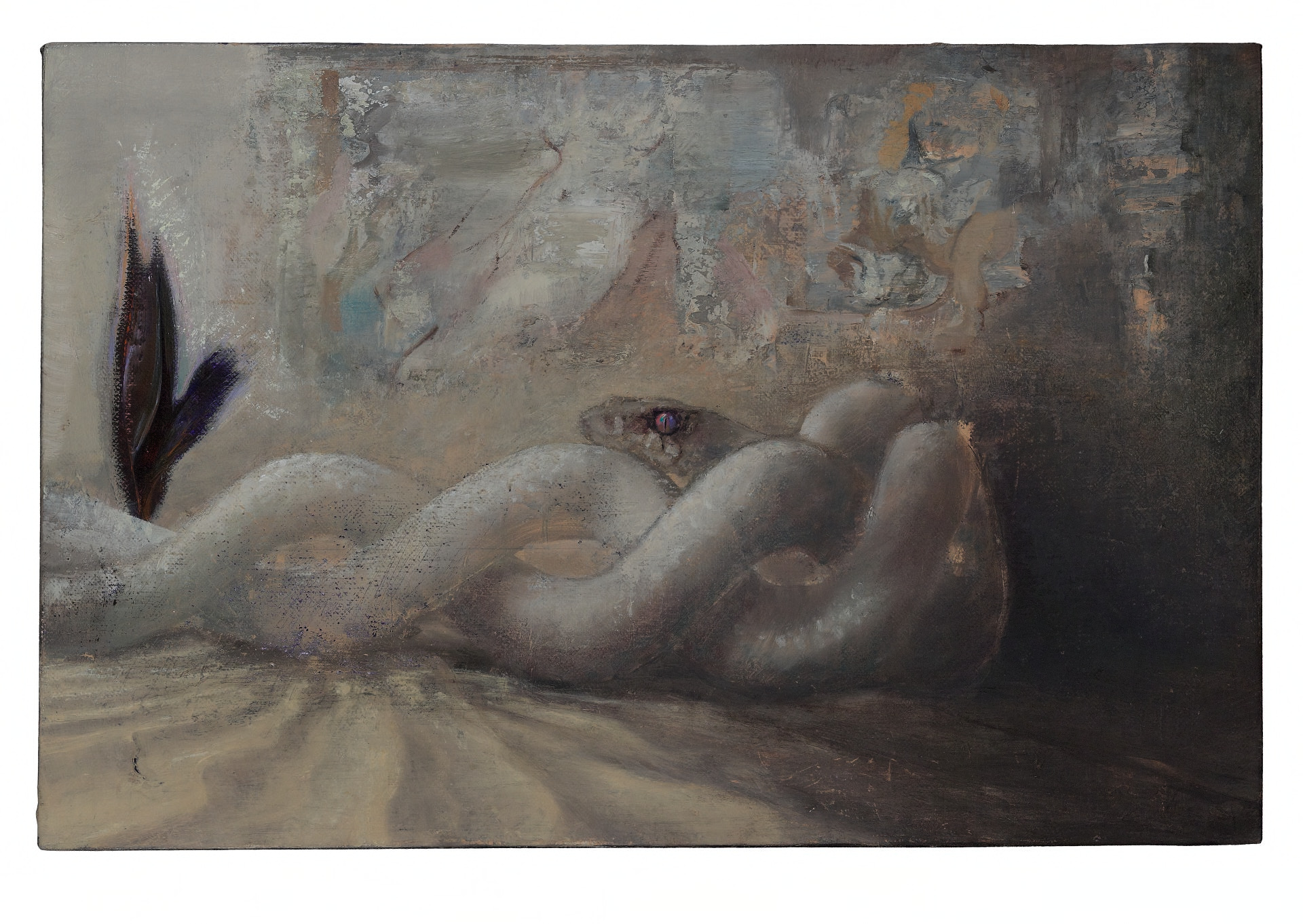 The Last Tentacle of Medusa 2, 53 x 35 cm, oil on linen, 2024